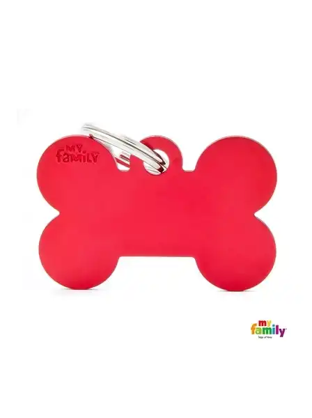 MY FAMILY MEDALLA BASIC BIG BONE ALUMINUM RED MFB10