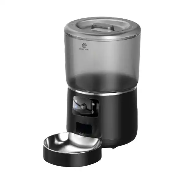 BEEPAW COMEDERO INTERACTIVO BEEPAW FOOD-E CAMARA NEGRO