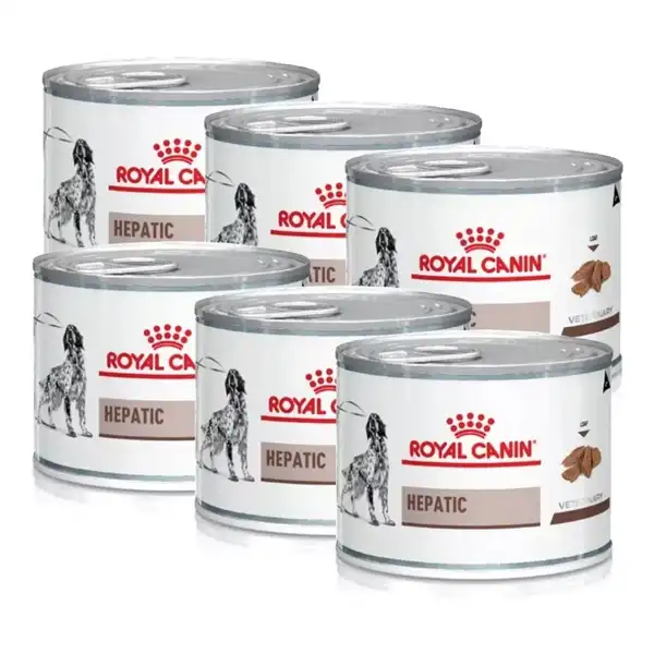 ROYAL HEPATIC DOG CAN LATA 200 GR X 6UNIT
