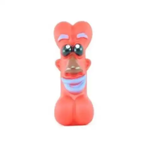 PER-ROS JUGUETE HUESO CON CARA 14,3CM  