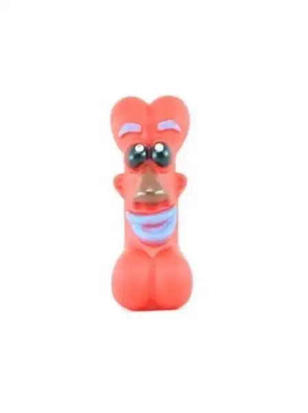PER-ROS JUGUETE HUESO CON CARA 14,3CM  