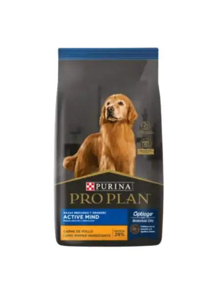 PROPLAN ACTIVE MIND RAZAS MEDIANAS Y GRANDES (+7 AÑOS) 15KG 