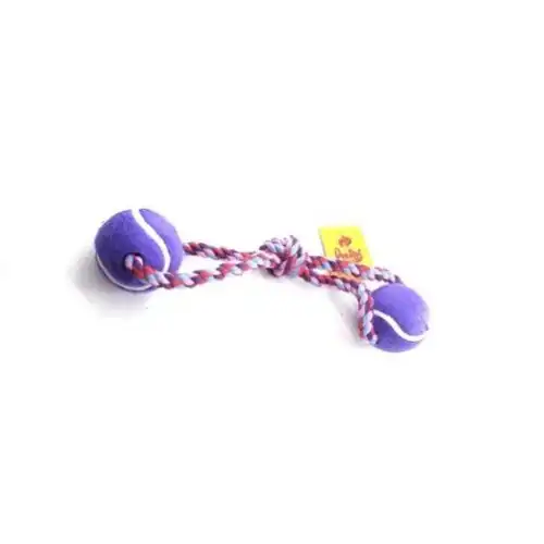 PER-ROS HUESO ALGODON DOS PELOTAS Y NUDO - 
