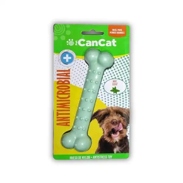 CAN CAT HUESO ANTIMICROBIAL 15CMS - MENTA