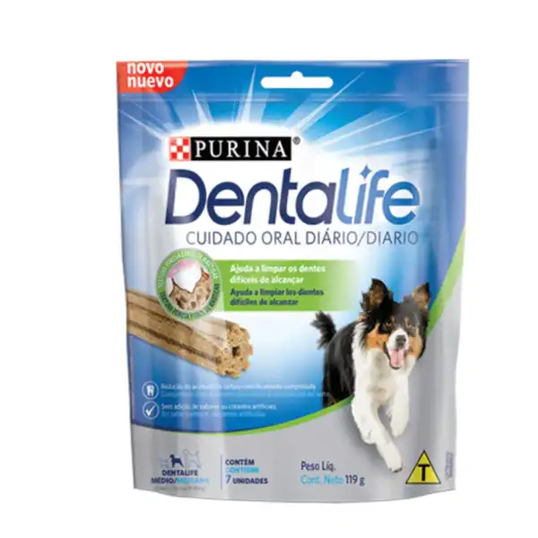 DENTAL LIFE PERROS RAZAS MEDIANAS 119GRS