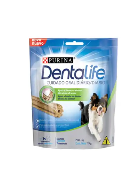 DENTAL LIFE PERROS RAZAS MEDIANAS 119GRS