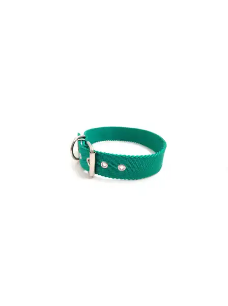 MISTER HUESO Collar Nylon Ancho Liso
