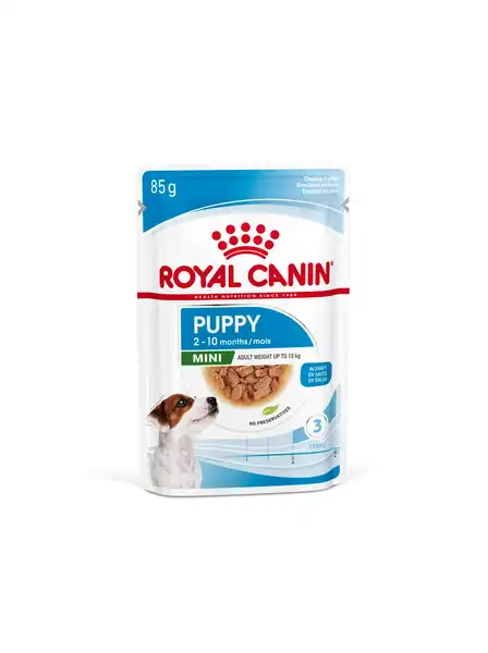 ROYAL MINI PUPPY POUCH 85GRS (CAJA X 12)