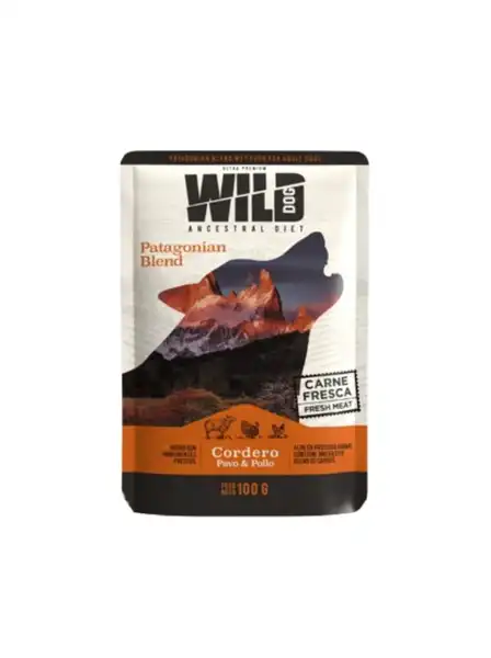 WILD PB CORDERO, PAVO & POLLO X 100 GR