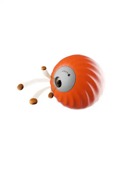 BEEPAW JUGUETE PELOTA DISPENSADOR ROLL-E NARANJA 