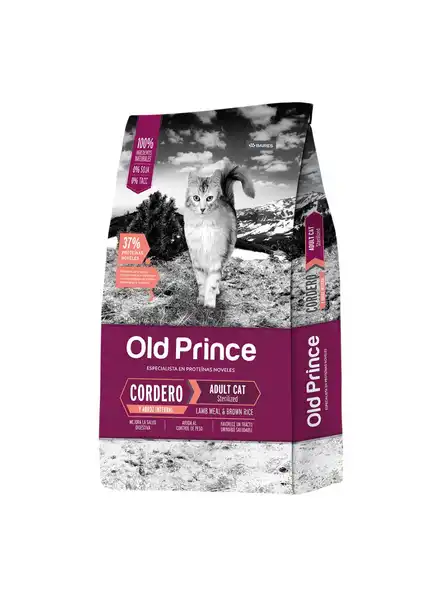 OLDPRINCE NOVEL CORDERO Y ARROZ ADULT CAT STERILIZED 3 KG