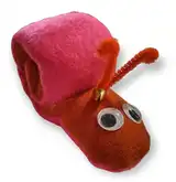 PETSPLAST CARACOL DE TELA VELLON CON CASCABEL LT07