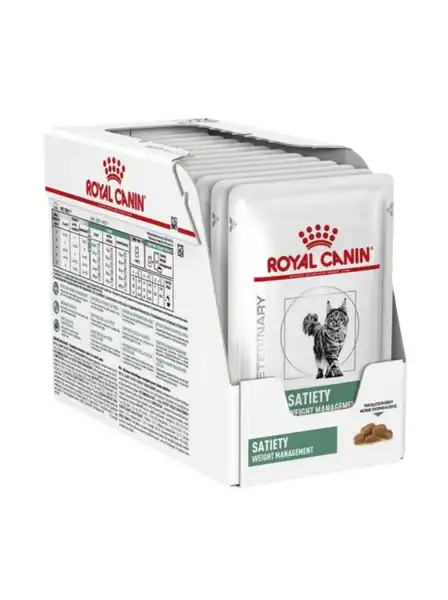 ROYAL SATIETY FELINE POUCH 85GRS (CAJA X 12 UNIDADES)