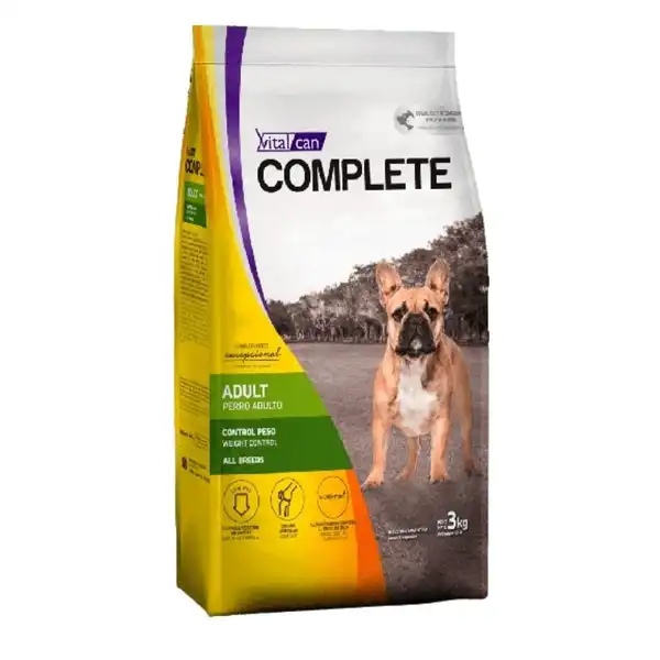 VITALCAN COMPLETE PERRO CONTROL DE PESO 3KG
