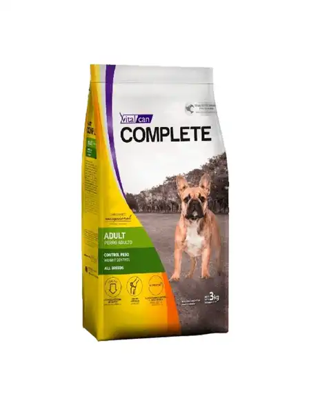 VITALCAN COMPLETE PERRO CONTROL DE PESO 3KG