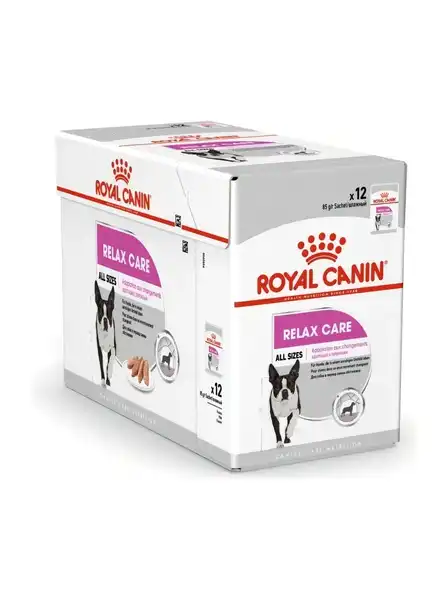 ROYAL RELAX CARE LOAF PERRO POUCH 85GRS (CAJA X 12 UNIDADES) - 