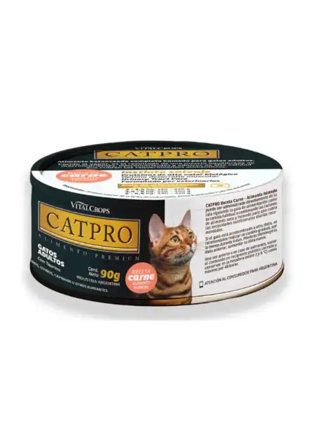 CATPRO ADULTO LATA GATO 90GR SABOR CARNE