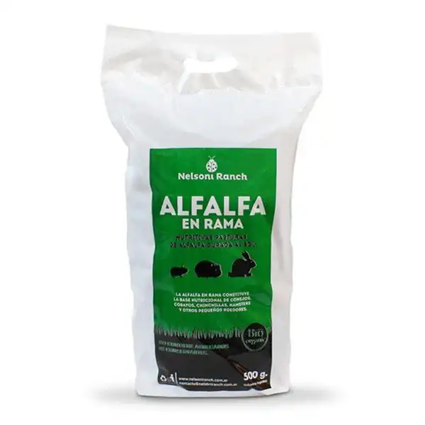 NELSONIRANCH ALFALFA EN RAMA MEGA PACK 500GRS