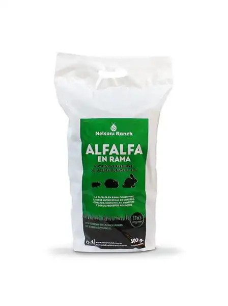 NELSONIRANCH ALFALFA EN RAMA MEGA PACK 500GRS