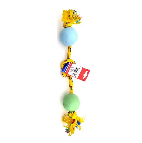 PETSPLAST PELOTA DE GOMA MEDIANA SOGA ALPINA 12MMX55CM S303