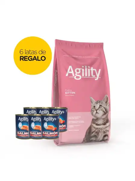 Alimento Balanceado Seco Agility Cats Kitten 10 kg para Gatos