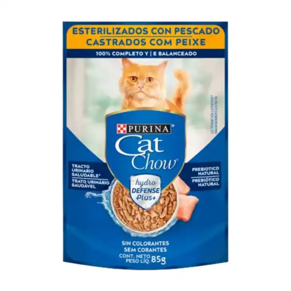 CATCHOW POUCH ESTERILIZADOS PESCADO 85GRS