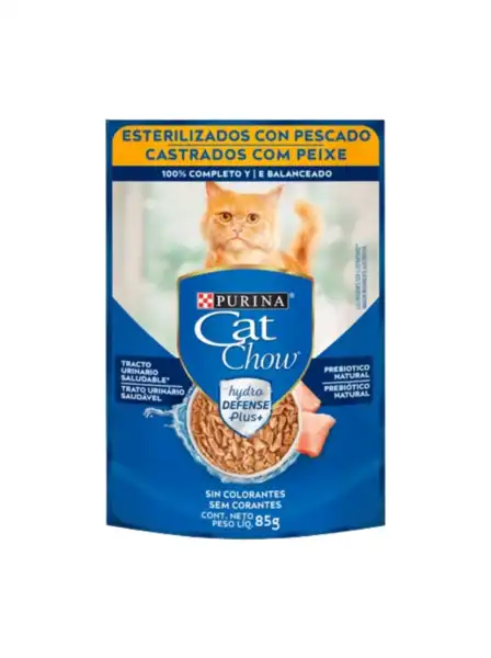 CATCHOW POUCH ESTERILIZADOS PESCADO 85GRS
