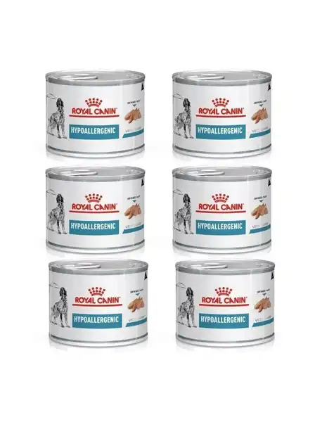 ROYAL HYPOALLERGENIC DOG CAN LATA 200 GR X 6 UNIT