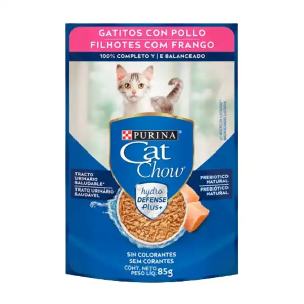 CATCHOW POUCH GATITOS POLLO 85GRS
