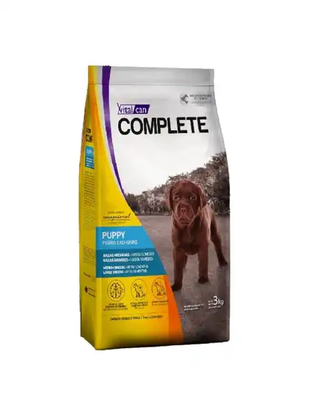 VITALCAN COMPLETE PERRO CACHORRO RAZA MEDIANA Y GRANDE 20KG
