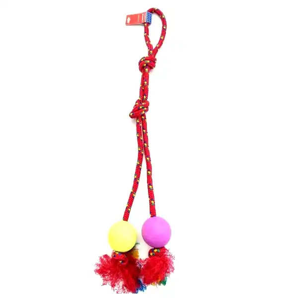 PETSPLAST PELOTA DE GOMA GRANDE SOGA ALPINA