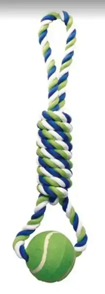 DOG IT CUERDA ESPIRAL CON PELOTA 