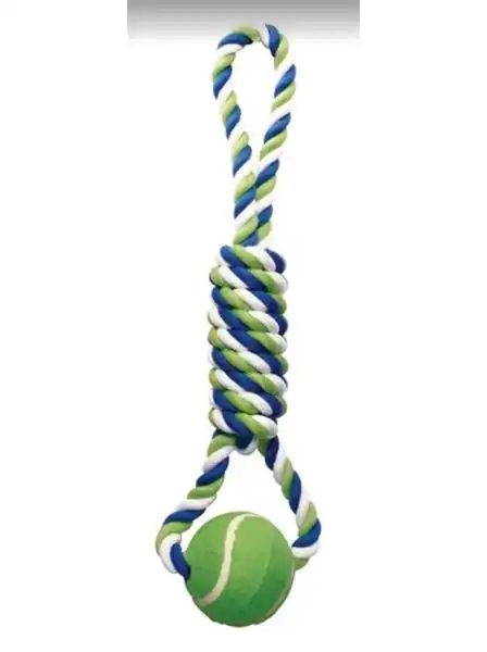 DOG IT CUERDA ESPIRAL CON PELOTA 