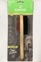 CAN CAT CEPILLO DOBLE DE MADERA GRANDE