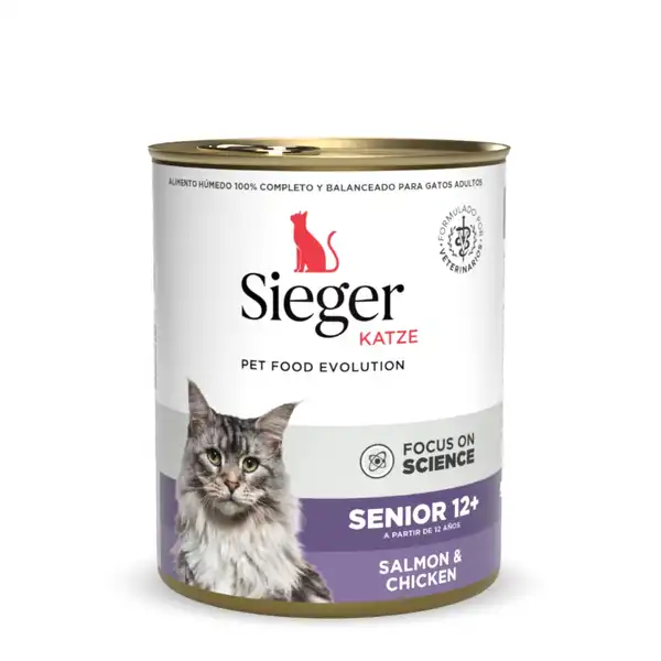 SIEGER KATZE SENIOR 12+ 340GR WET EO
