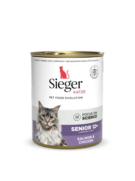 SIEGER KATZE SENIOR 12+ 340GR WET EO