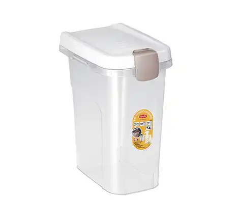 MILLEX CONTENEDOR ALIMENTO FUSTO 15 LT/ 6 KG TRANSPARENTE