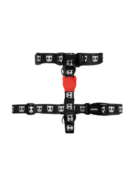 ZEEDOG SKULL 2.0 H-HARNESS MEDIUM