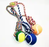IMPORTADO Manija soga c/pelota tennis