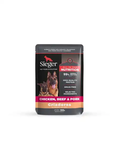SIEGER CRIADORES WET POLLO X 100 GR