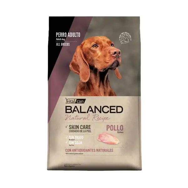 VITALCAN BALANCED NATURAL RECIPE POLLO 15 KG (PERRO)