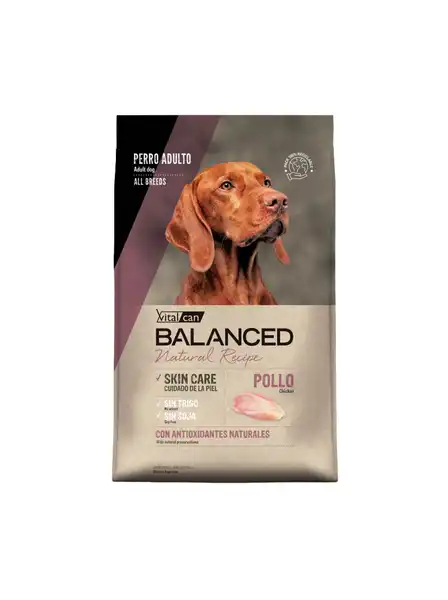 VITALCAN BALANCED NATURAL RECIPE POLLO 15 KG (PERRO)