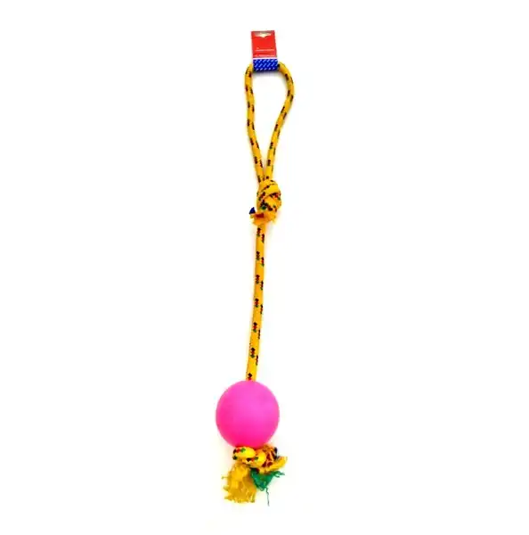 PETSPLAST PELOTA DE GOMA GRANDE SOGA ALPINA