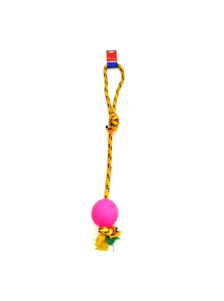 PETSPLAST PELOTA DE GOMA GRANDE SOGA ALPINA