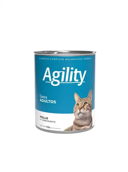AGILITY CATS POLLO LATA 340GRS