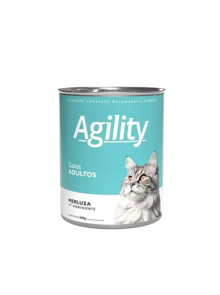 AGILITY CATS MERLUZA LATA  340GRS