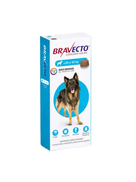MSD BRAVECTO PERROS 20 A 40KG