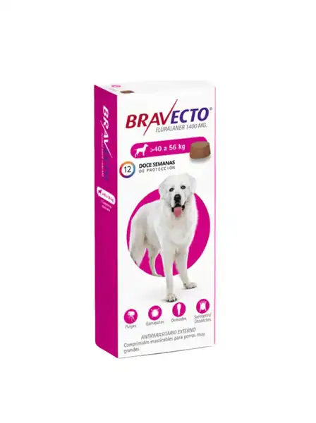 MSD BRAVECTO PERROS 40 A 56KG