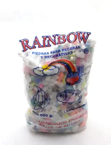RAINBOW PIEDRA DECORATIVA MEZCLA CLARA - RAINBOW