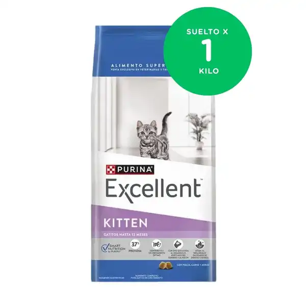 EXCELLENT KITTEN SMART 7.5KG (X KG SUELTO)